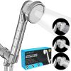 Luxury Filtered Shower Head with Handheld Hose Hard Water Softener High Pressure & Water Saving Showerhead Filter Removes Chlorine & Flouride For Dry