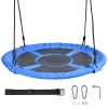 700LBS Weight Capacity 40" Flying Saucer Swing for Kids Outdoor, Large Round Tire Swings for Trees and Swingset