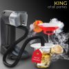 Smoking Gun Wood Smoke Infuser Starter Kit 12 PCS Smoker Machine with Accessories and Wood Chips Cold Smoke for Food and Drinks Gift for Man