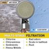 PureAction Vitamin C Shower Head Filter with Hose & Replacement Filters Hard Water Softener Chlorine & Fluoride Filter Water Purifying Filtered Shower