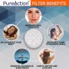 Luxury Filtered Shower Head with Handheld Hose Hard Water Softener High Pressure & Water Saving Showerhead Filter Removes Chlorine & Flouride For Dry