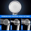 Luxury Filtered Shower Head with Handheld Hose Hard Water Softener High Pressure & Water Saving Showerhead Filter Removes Chlorine & Flouride For Dry