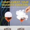 Smoking Gun Wood Smoke Infuser Bubble Mixture for Cocktail 2 x 8oz Edible NON toxic Smoker Machine and Wood Smoke Infuser Accessory Cold Smoke for Dri