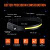 VEVOR 2PCS Rechargeable Headlamp, 350 lumens 230Â° Wide Beam