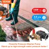 VEVOR Pressure Washer Pump, 3/4" Shaft Horizontal Triplex Plunger, 3700 PSI, 2.5 GPM, Replacement Power Washer Pumps Kit, Parts Washer Pump