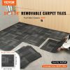 VEVOR Carpet Tiles Reusable, 24"x 24"Carpet Squares With Padding Attached, Soft Padded Carpet Tiles, Easy Install DIY for Bedroom Living Room (24Tiles
