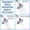 PureAction Water Softener Shower Head Filter for Hard Water Chlorine & Fluoride Filter Filtered Shower Head High Pressure Rain Showerhead 2 Replaceabl