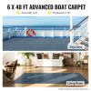 VEVOR Gray Marine Carpet 6 ft x 39.3 ft Marine Carpeting Marine Grade Carpet for Boats with Waterproof Back Outdoor Rug for Patio Porch Deck Garage Ou
