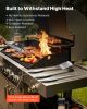 4PCS Grilling Tool Set BBQ Grill Accessories Stainless Steel Barbecue Utensil