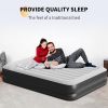 Air Mattress, 16" Raised Full Size Self Inflatable Blow Up Mattress with Built in Pump, Thick Comfort Air Bed for Camping, Guests & Home,