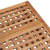 Folding Patio Table 19.7"x19.7"x19.7" Solid Teak Wood